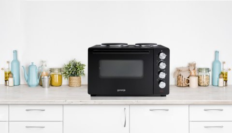 Gorenje | Mini Oven | OM30GBX | 30 L | Number of burners/cooking zones 2 | 1600 W | Black