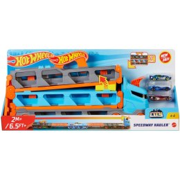 Hot Wheels Wyścigowy transporter 2w1 (GVG37) | Hot Wheels