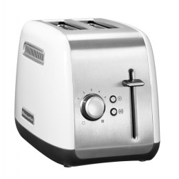 KitchenAid Classic Toaster | 5KMT2115EWH | Power 1100 W | Number of slots 2 | Housing material Metal | Stainless Steel/White