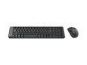 Logitech | Combo Wireless Keyboard and Mouse | MK220 | Keyboard and Mouse | Wireless | Mouse included | US | Black | N/A