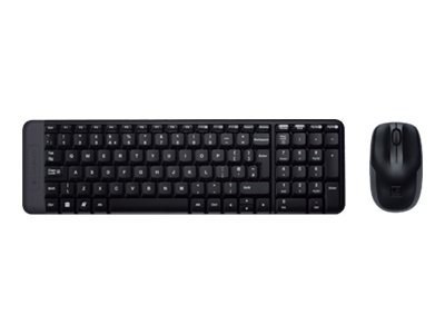 Logitech | Combo Wireless Keyboard and Mouse | MK220 | Keyboard and Mouse | Wireless | Mouse included | US | Black | N/A