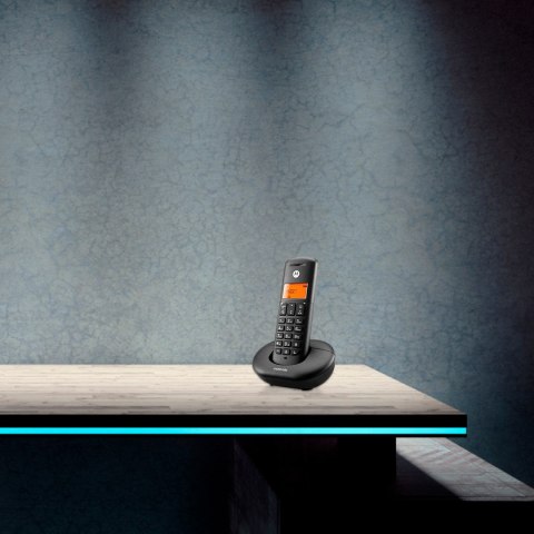 Motorola Wireless Landline Phone | E201 | Built-in display | Black