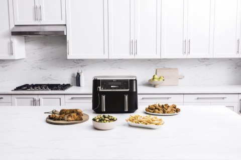 NINJA | Airfryer | AF451EU Foodi MAX Dual Zone | Moc 2470 W | Pojemność 9,5 l | Czarny