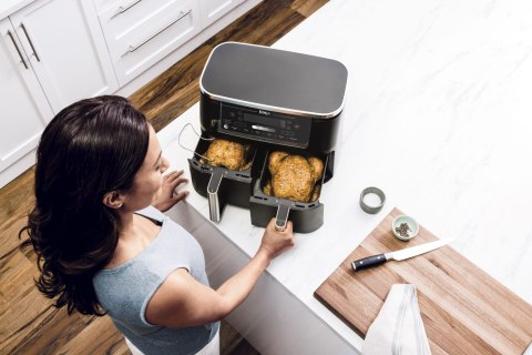 NINJA | Airfryer | AF451EU Foodi MAX Dual Zone | Moc 2470 W | Pojemność 9,5 l | Czarny