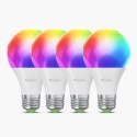Nanoleaf Essentials Smart A60 Bulb E27 Matter WiFi 9W 900Lm RGBCW 2700-6500K, 4pcs pack | Nanoleaf