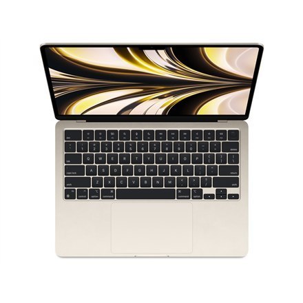 Apple | MacBook Air | Starlight | 13,6 " | IPS | 2560 x 1664 | Apple M2 | 8 GB | SSD 512 GB | Apple M2 10-rdzeniowy GPU | GB | B