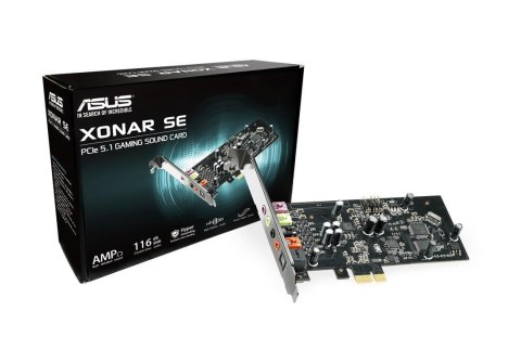 Asus | XONAR SE | Wewnętrzna | Karta dźwiękowa