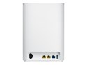 Asus | ZenWiFi AX Hybrid (XP4) (1pk White) | 802.11ax | 574+1201 Mbit/s | 10/100/1000 Mbit/s | Porty Ethernet LAN (RJ-45) 2 | Ob