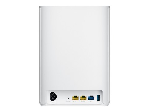 Asus | ZenWiFi AX Hybrid (XP4) (1pk White) | 802.11ax | 574+1201 Mbit/s | 10/100/1000 Mbit/s | Porty Ethernet LAN (RJ-45) 2 | Ob