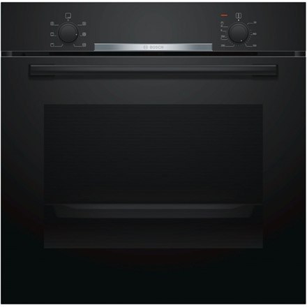 Bosch | HBA530BB0S | Oven | 71 L | A | Multifunctional | EcoClean | Push pull buttons | Height 60 cm | Width 60 cm | Black