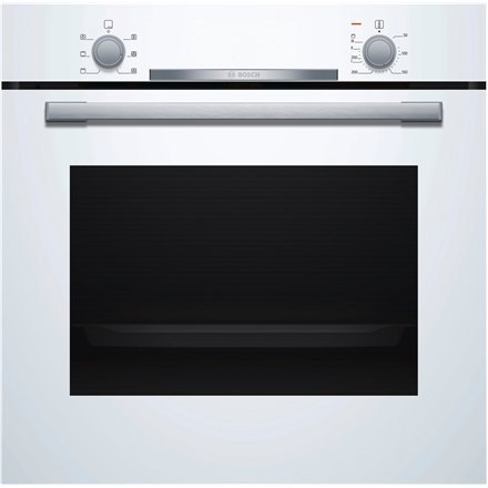 Bosch | HBA530BW0S | Oven | 71 L | A | Multifunctional | EcoClean | Push pull buttons | Height 60 cm | Width 60 cm | White