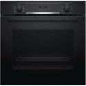 Bosch | HBA533BB0S | Oven | 71 L | A | Multifunctional | EcoClean | Push pull buttons | Height 60 cm | Width 60 cm | Black
