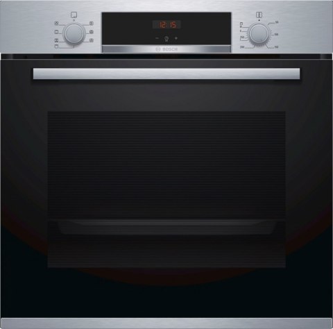 Bosch | HBA533BS0S | Oven | 71 L | A | Multifunctional | EcoClean | Push pull buttons | Height 60 cm | Width 60 cm | Stainless s