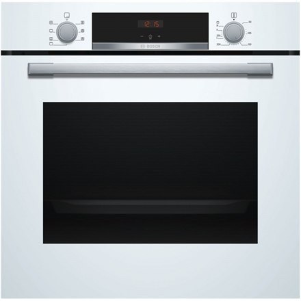 Bosch | HBA533BW0S | Oven | 71 L | A | Multifunctional | EcoClean | Push pull buttons | Height 60 cm | Width 60 cm | White
