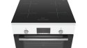 Bosch | Kuchenka | HLN39A020 | Typ płyty indukcyjna | Typ piekarnika elektryczny | Biały | Szerokość 60 cm | Grillowanie | LED |