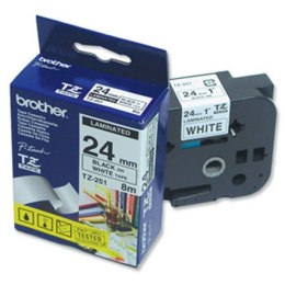 Brother | 251 | Laminated tape | Thermal | Black on white | Roll (2.4 cm x 8 m)
