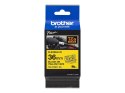 Brother | FX661 | Flexible tape | Thermal | Black on yellow | Roll (3.6 cm x 8 m)