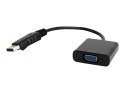 Cablexpert 15 pin HD D-Sub (HD-15) | żeński | 20 pin DisplayPort | męski | czarny | 0,15 m
