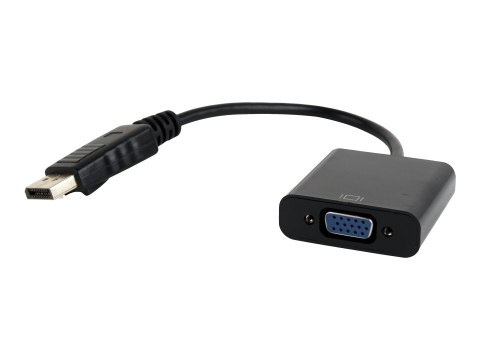Cablexpert 15 pin HD D-Sub (HD-15) | żeński | 20 pin DisplayPort | męski | czarny | 0,15 m