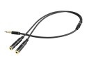 Cablexpert | Audio adaptor | Mini-phone stereo 3.5 mm | Receptacle | Plug | Mini-phone 3.5 mm 4-pole