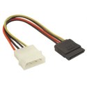 Cablexpert | Adapter zasilania | Męski | 4 PIN zasilania wewnętrznego | Męski | 15 pin zasilania Serial ATA | 15 cm
