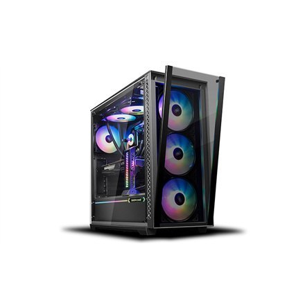 Deepcool | MATREXX 70 ADD-RGB 3F | Side window | Black | E-ATX | Power supply included No | ATX PS2 (Length less than 200mm)