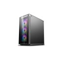 Deepcool | MATREXX 70 ADD-RGB 3F | Side window | Black | E-ATX | Power supply included No | ATX PS2 (Length less than 200mm)
