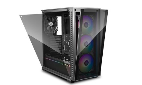 Deepcool | MATREXX 70 ADD-RGB 3F | Side window | Black | E-ATX | Power supply included No | ATX PS2 (Length less than 200mm)