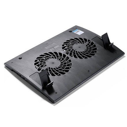Deepcool | Laptop cooler Wind Pal FS , slim, portabel , highe performance, two 140mm fans, 2 xUSB Hub, up tp 17" | 382x262x46mm