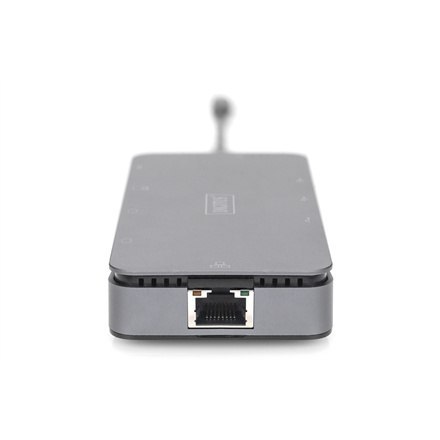 Digitus | 11 in 1 USB-C Docking Station and SSD Enclosure | DA-70896 | Dock | Ethernet LAN (RJ-45) ports 1 | VGA (D-Sub) ports q