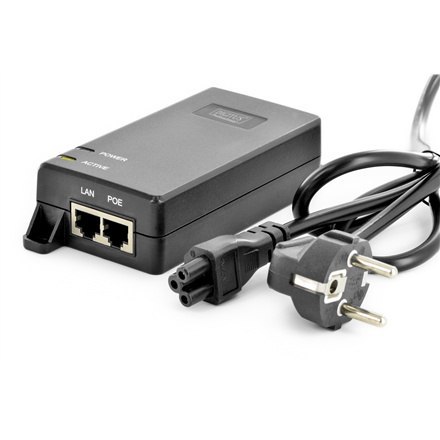 Digitus | Gigabit Ethernet PoE+ Injector | DN-95103-2 | 10/100/1000 Mbit/s | Porty Ethernet LAN (RJ-45) 1xRJ-45 10/100/1000 Mbit