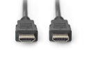 Digitus | HDMI High Speed with Ethernet | Męski | 19-pinowy HDMI typ A | Męski | 19-pinowy HDMI typ A | 3 m | Czarny