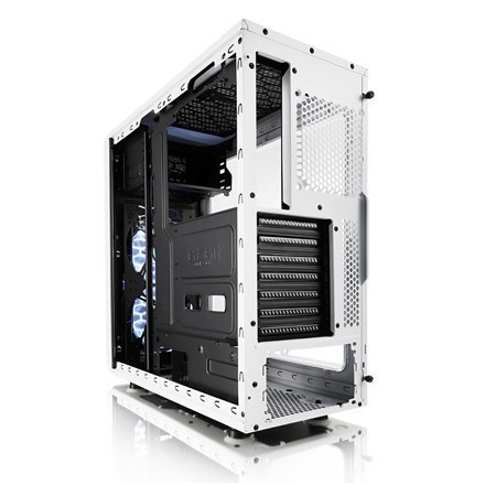 Fractal Design | Focus G | FD-CA-FOCUS-WT-W | Okno boczne | Lewy panel boczny - Szkło hartowane | Biały | ATX | Zasilacz w zesta