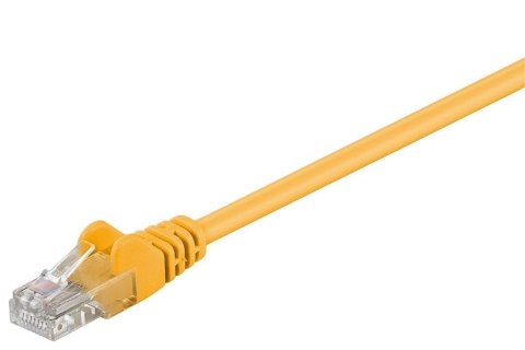 Goobay | CAT 5e | Patch cable | Unshielded twisted pair (UTP) | Male | RJ-45 | Male | RJ-45 | Yellow | 10 m
