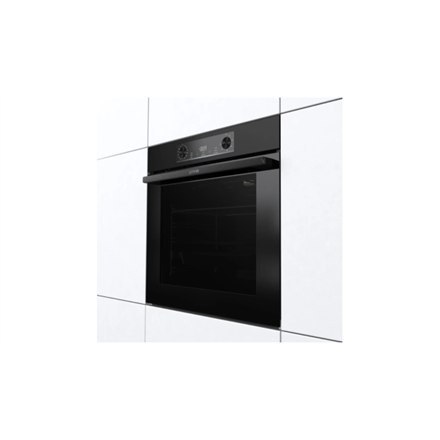 Gorenje | BOS6737E06B | Piekarnik | 77 L | Wielofunkcyjny | EcoClean | Sterowanie mechaniczne | Funkcja pary | Tak | Wysokość 59