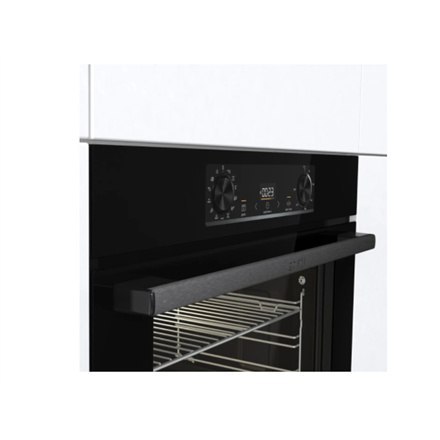 Gorenje | BOS6737E13BG | Piekarnik | 77 L | Wielofunkcyjny | EcoClean | Sterowanie mechaniczne | Funkcja pary | Tak | Wysokość 5