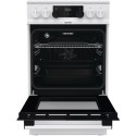 Gorenje | Kuchenka | GECS5C70WA | Typ płyty Vitroceramic | Typ piekarnika Electric | Biały | Szerokość 50 cm | Grillowanie | LED