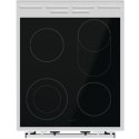 Gorenje | Kuchenka | GECS5C70WA | Typ płyty Vitroceramic | Typ piekarnika Electric | Biały | Szerokość 50 cm | Grillowanie | LED