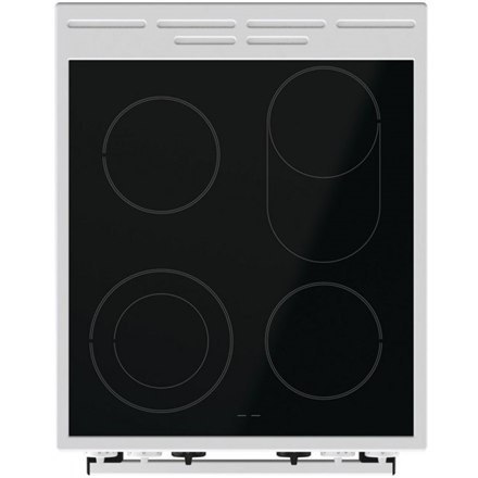 Gorenje | Kuchenka | GECS5C70WA | Typ płyty Vitroceramic | Typ piekarnika Electric | Biały | Szerokość 50 cm | Grillowanie | LED