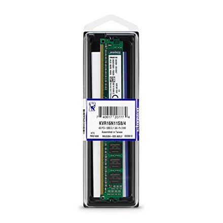 Kingston | 4 GB | DDR3 | 1600 MHz | PC/serwer | Zarejestrowany Nie | ECC Nie