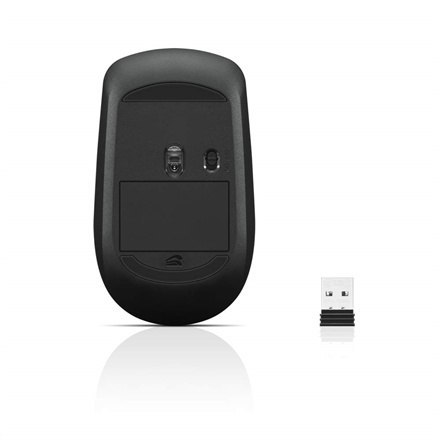 Lenovo | Wireless Mouse | Wireless mouse | 400 | Wireless | 2.4 GHz Wireless via Nano USB | Black | 1 year(s)