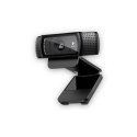 Logitech C920 Black, do 1920 x 1080 pikseli, 720p, 1080p, USB 2.0, port USB