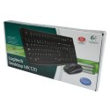 Logitech | LGT-MK120-US | Keyboard and Mouse Set | Wired | Mouse included | US | Black | USB Port | International EER