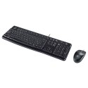 Logitech | LGT-MK120-US | Keyboard and Mouse Set | Wired | Mouse included | US | Black | USB Port | International EER