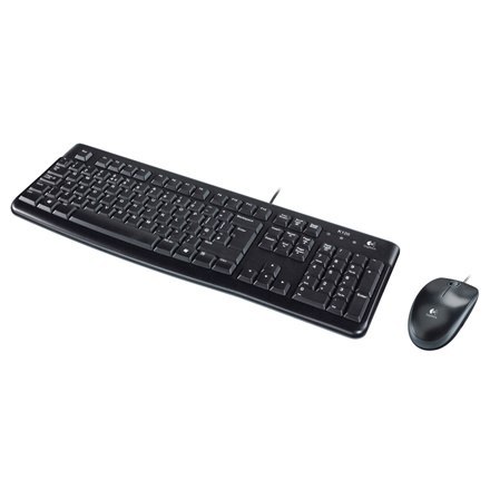 Logitech | LGT-MK120-US | Keyboard and Mouse Set | Wired | Mouse included | US | Black | USB Port | International EER