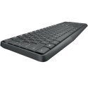 Logitech | MK235 | Zestaw klawiatura i mysz | Bezprzewodowy | Mysz w zestawie | Baterie w zestawie | USA | Czarny | 475 g