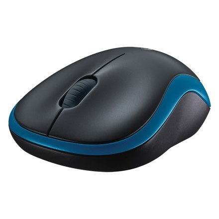 Logitech | Mysz | M185 | Bezprzewodowa | Niebiesko-czarna