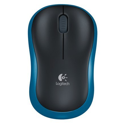 Logitech | Mysz | M185 | Bezprzewodowa | Niebiesko-czarna