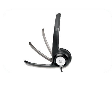 Logitech | Zestaw słuchawkowy do komputera | H390 | Wbudowany mikrofon | USB typu A | Czarny