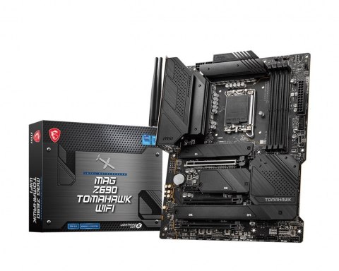 MSI | MAG Z690 TOMAHAWK WIFI | Rodzina procesorów Intel | Gniazdo procesora LGA1700 | DDR5 | Gniazda pamięci 4 | Liczba złączy S
